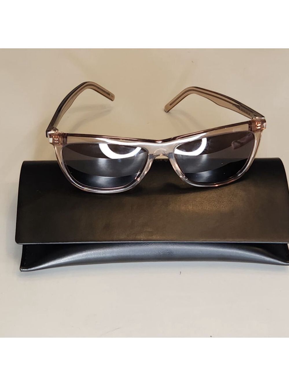 Saint Laurent Sunglasses Brown One Size SL-515 CAT EYE SUNGLASSES Gray Lens YSL - Picture 7 of 16